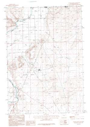 Badger Basin topo map