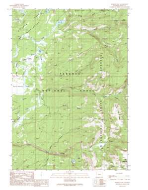 Hominy Peak USGS topographic map 44110a8