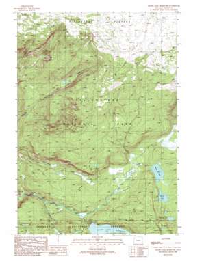 Grassy Lake Reservoir topo map
