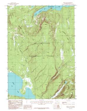 Heart Lake USGS topographic map 44110c4
