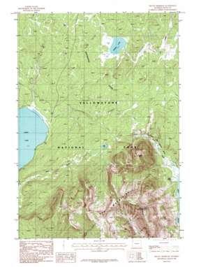 Mount Sheridan topo map