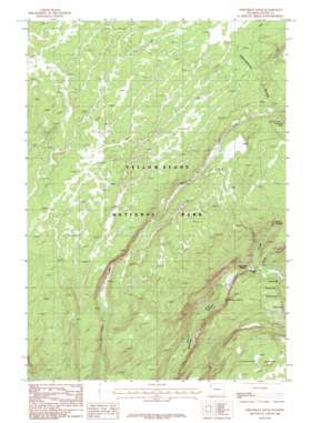 Trischman Knob USGS topographic map 44110c8