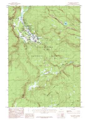 Old Faithful USGS topographic map 44110d7