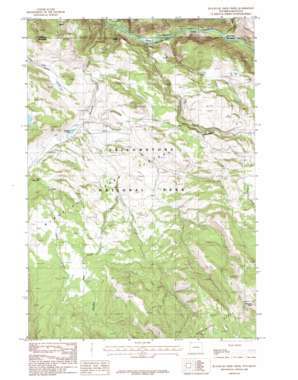 Blacktail Deer Creek topo map