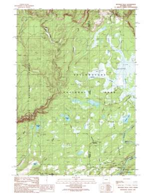 Bechler Falls USGS topographic map 44111b1