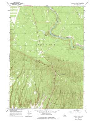 Lookout Butte topo map