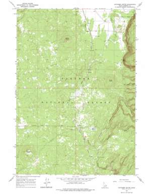 Hatchery Butte topo map