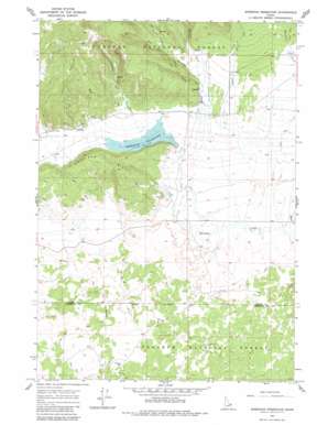 Sheridan Reservoir USGS topographic map 44111d6