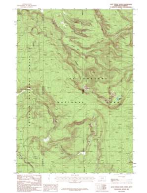 Jack Straw Basin topo map