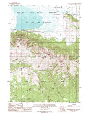 Upper Red Rock Lake USGS topographic map 44111e6