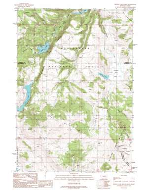 Hidden Lake Bench USGS topographic map 44111f5