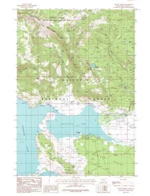 Mount Hebgen USGS topographic map 44111g2