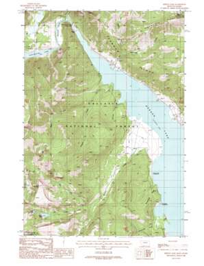 Hebgen Dam USGS topographic map 44111g3