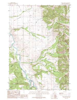 Squaw Creek topo map