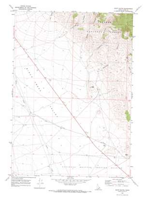Scott Butte USGS topographic map 44112a7