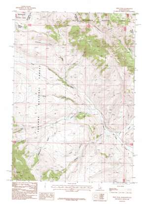 Fritz Peak topo map