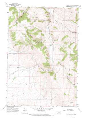 Caboose Canyon USGS topographic map 44112e7