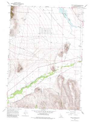 Chilly Buttes topo map