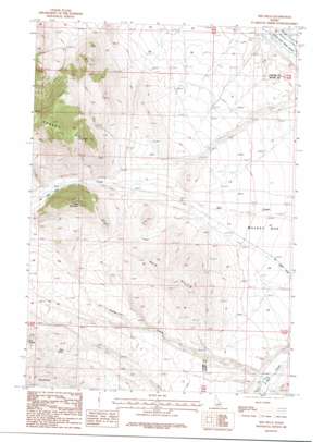 Red Hills topo map