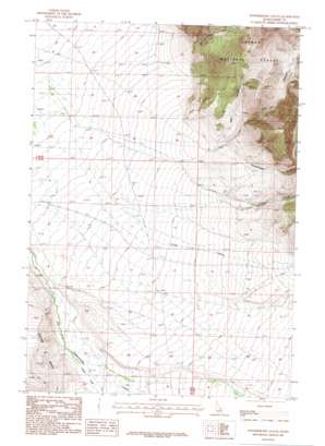 Powderhorn Gulch topo map