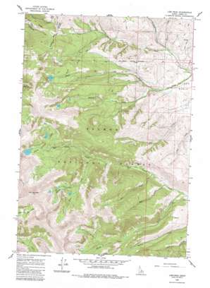 Lem Peak USGS topographic map 44113g7