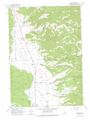 Obsidian USGS topographic map 44114a7
