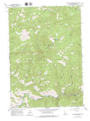 East Basin Creek topo map