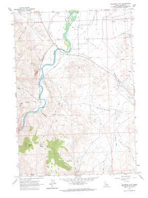 Bradbury Flat topo map