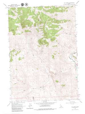 Hat Creek USGS topographic map 44114g1