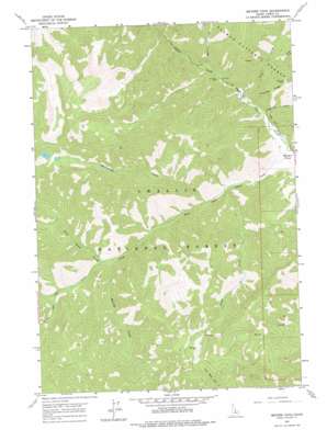 Meyers Cove topo map