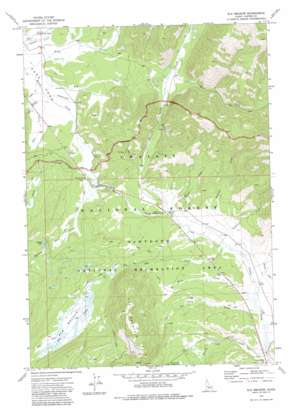 Elk Meadow topo map