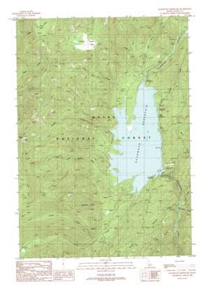 Deadwood Reservoir topo map