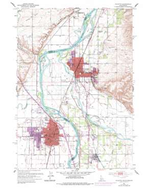 Payette topo map