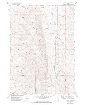 Coonrod Gulch topo map