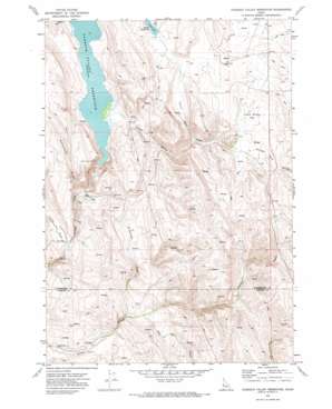 Paddock Valley Reservoir topo map