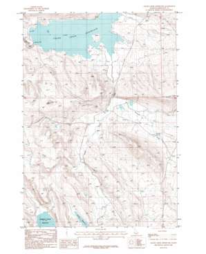 Crane Creek Reservoir USGS topographic map 44116c5