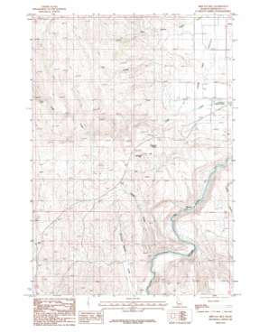 Midvale Hill topo map