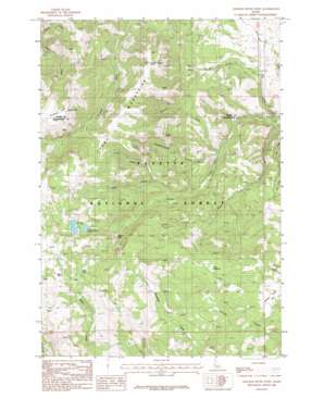 Crooked River Point topo map