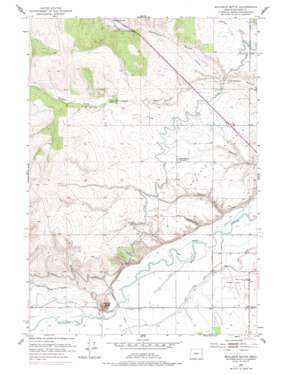 Malheur Butte topo map