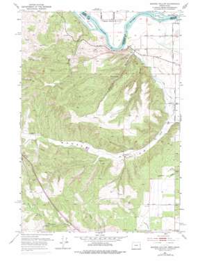 Moores Hollow topo map
