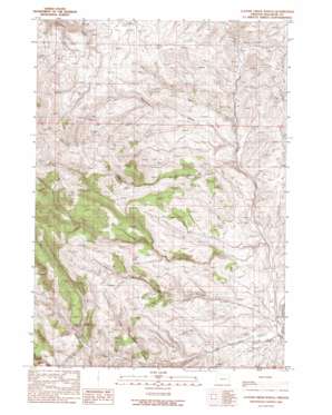 Clover Creek Ranch topo map