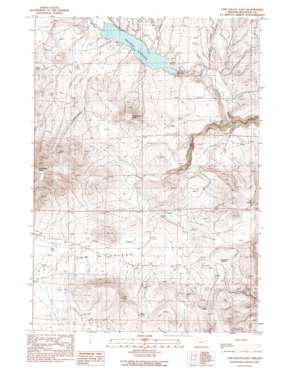 Cow Valley East topo map