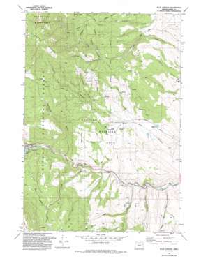 Blue Canyon USGS topographic map 44117f8