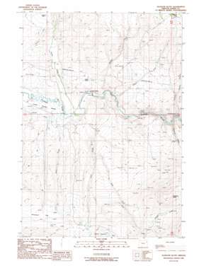 Glasgow Butte USGS topographic map 44117g4