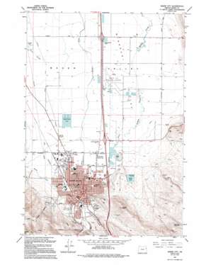 Baker City USGS topographic map 44117g7