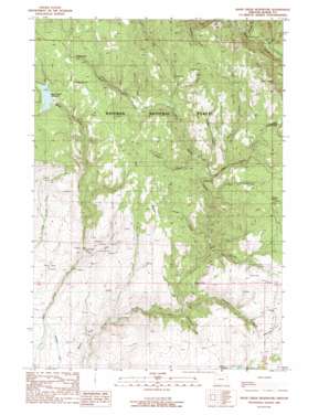Balm Creek Reservoir USGS topographic map 44117h4