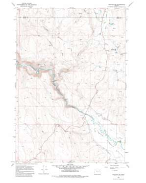 Keating Nw topo map