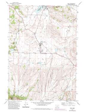 Unity Reservoir USGS topographic map 44118d2
