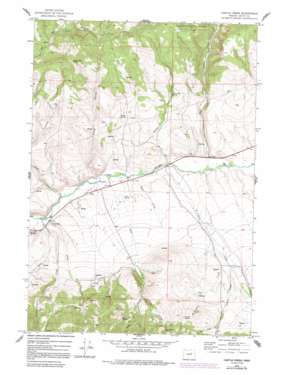 Castle Creek USGS topographic map 44118d7