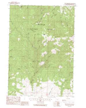 Dixie Meadows topo map